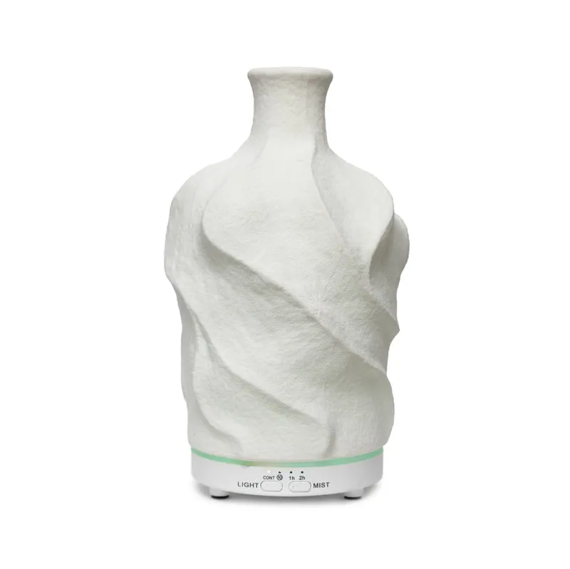 Diffusore di Aromi 80 ml in Ceramica con Luce LED 7 Colori modello Lidia, Il Gruppone