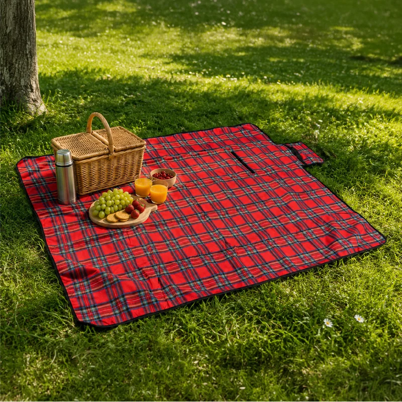 Telo Picnic XXL Pieghevole 200x150 cm con Fondo Isolante il Gruppone