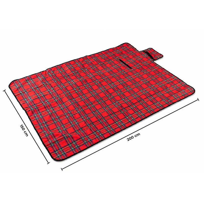 Telo Picnic XXL Pieghevole 200x150 cm con Fondo Isolante il Gruppone