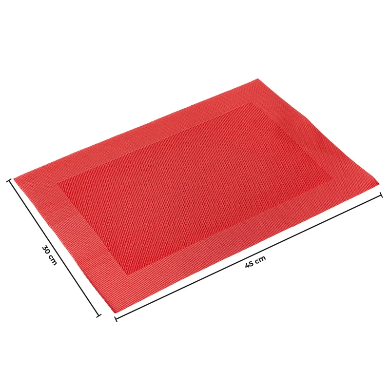 Set 4 Tovagliette Americane 45x30 cm in PVC Intrecciato il Gruppone