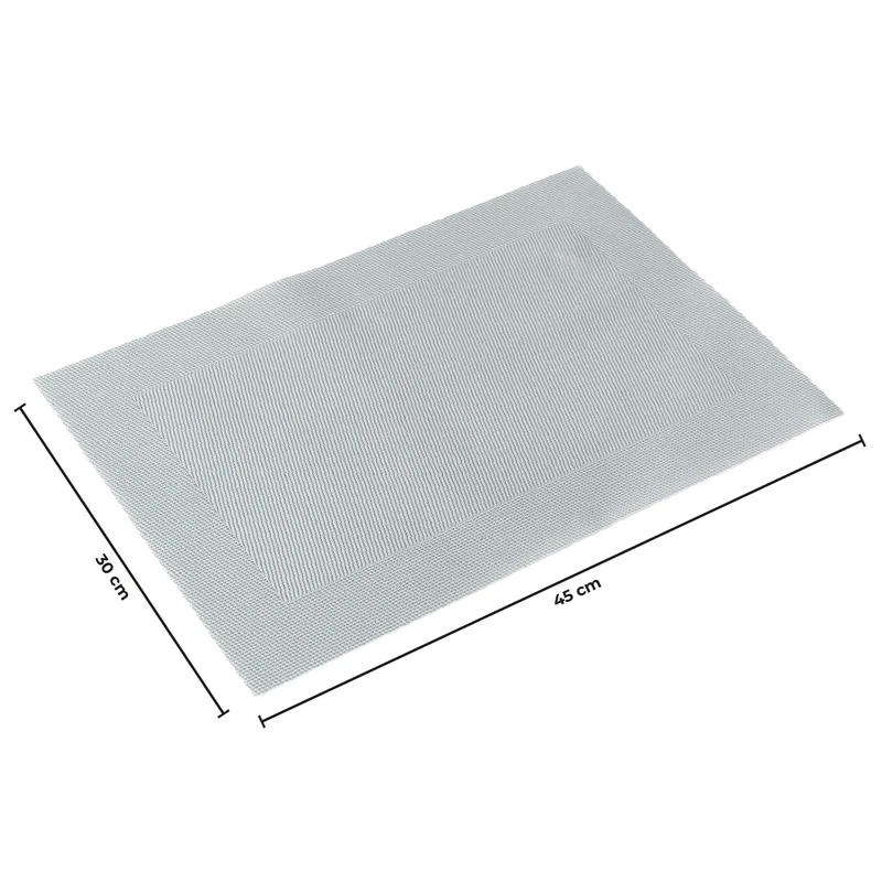 Set 4 Tovagliette Americane 45x30 cm in PVC Intrecciato il Gruppone
