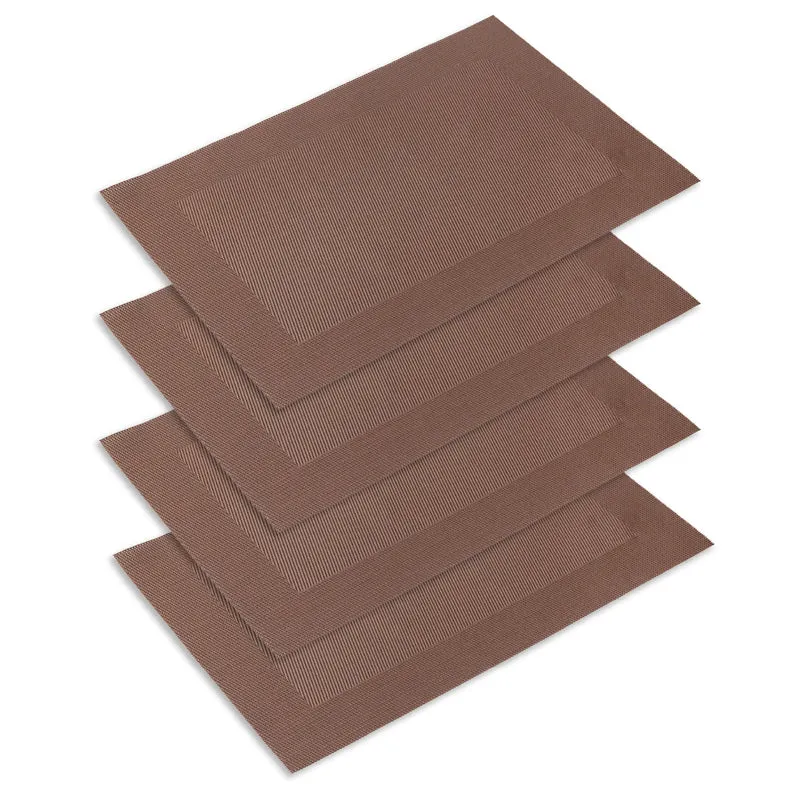 Set 4 Tovagliette Americane 45x30 cm in PVC Intrecciato il Gruppone