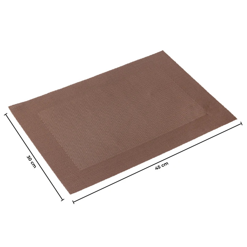 Set 4 Tovagliette Americane 45x30 cm in PVC Intrecciato il Gruppone