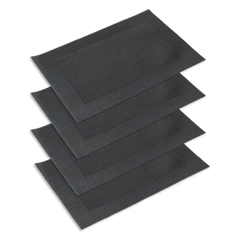 Set 4 Tovagliette Americane 45x30 cm in PVC Intrecciato il Gruppone
