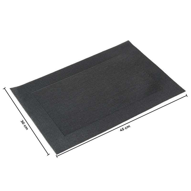 Set 4 Tovagliette Americane 45x30 cm in PVC Intrecciato il Gruppone