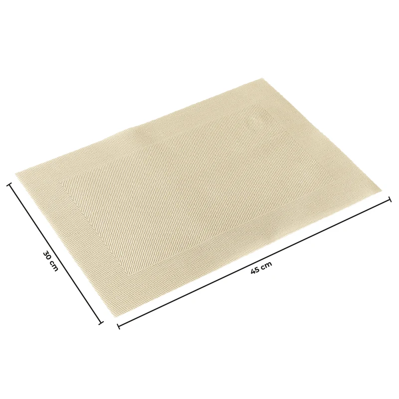 Set 4 Tovagliette Americane 45x30 cm in PVC Intrecciato il Gruppone
