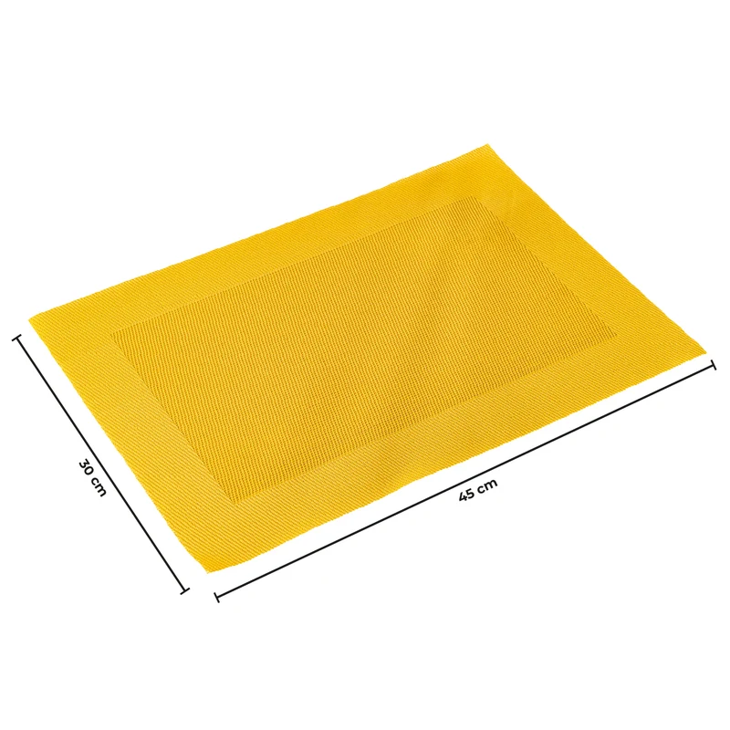 Set 4 Tovagliette Americane 45x30 cm in PVC Intrecciato il Gruppone