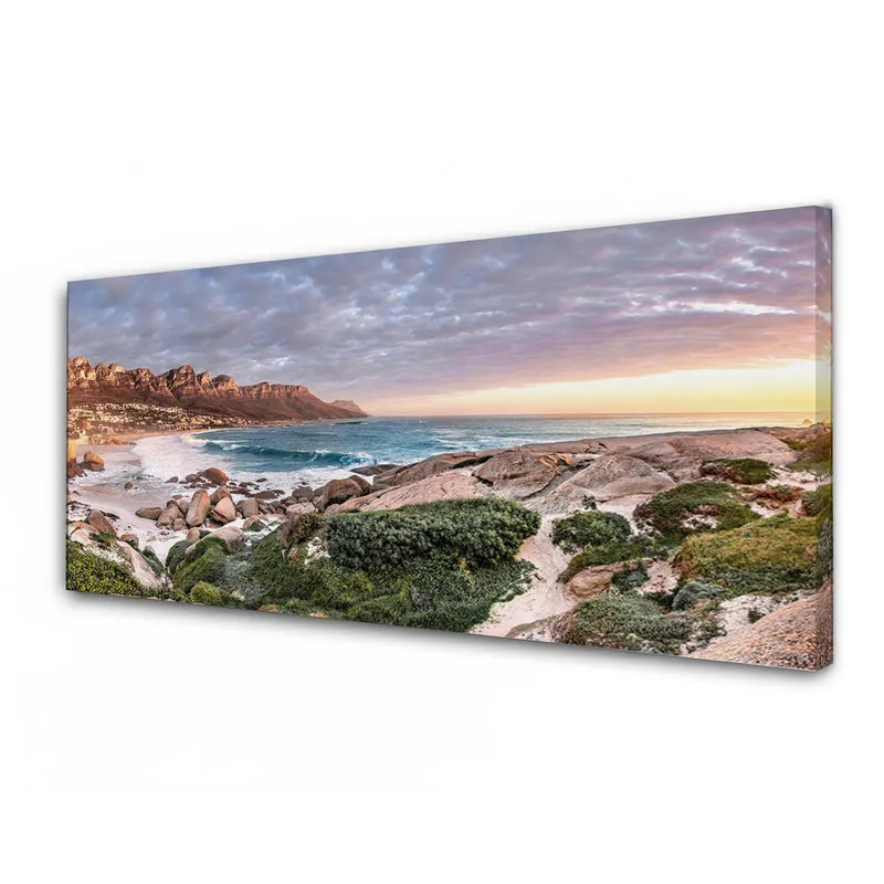 Quadro Moderno su Tela per Soggiorno e Camera da Letto 40x120 cm Il Gruppone