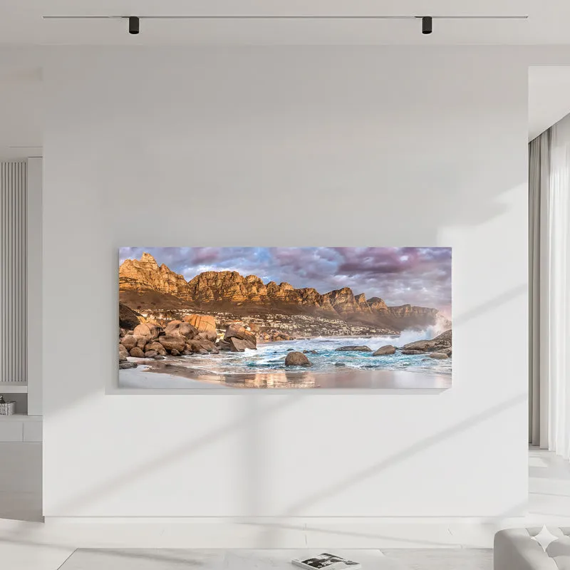 Quadro Moderno su Tela per Soggiorno e Camera da Letto 40x120 cm Il Gruppone