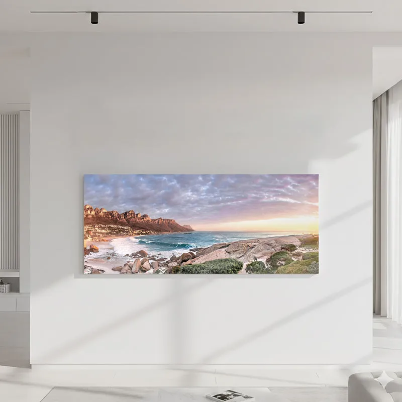 Quadro Moderno su Tela per Soggiorno e Camera da Letto 40x120 cm Il Gruppone