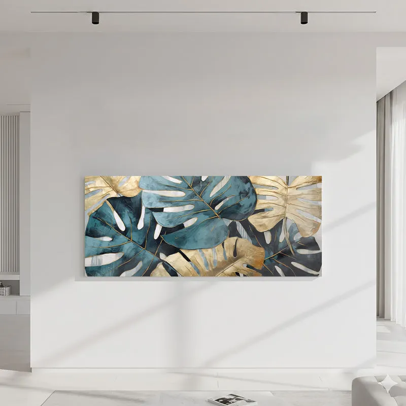 Quadro Moderno su Tela per Soggiorno e Camera da Letto 40x120 cm Il Gruppone