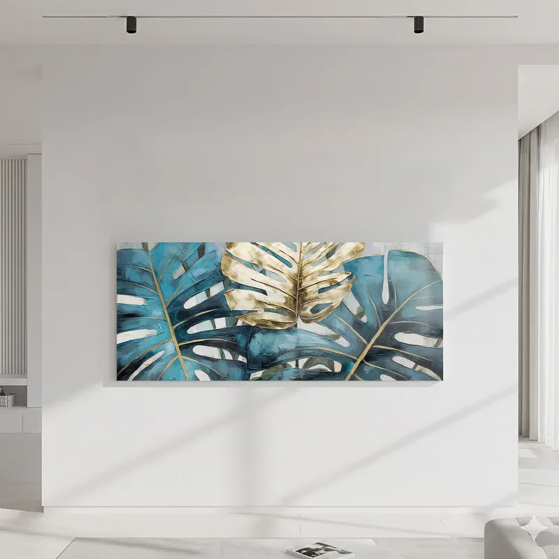 Quadro Moderno su Tela per Soggiorno e Camera da Letto 40x120 cm Il Gruppone