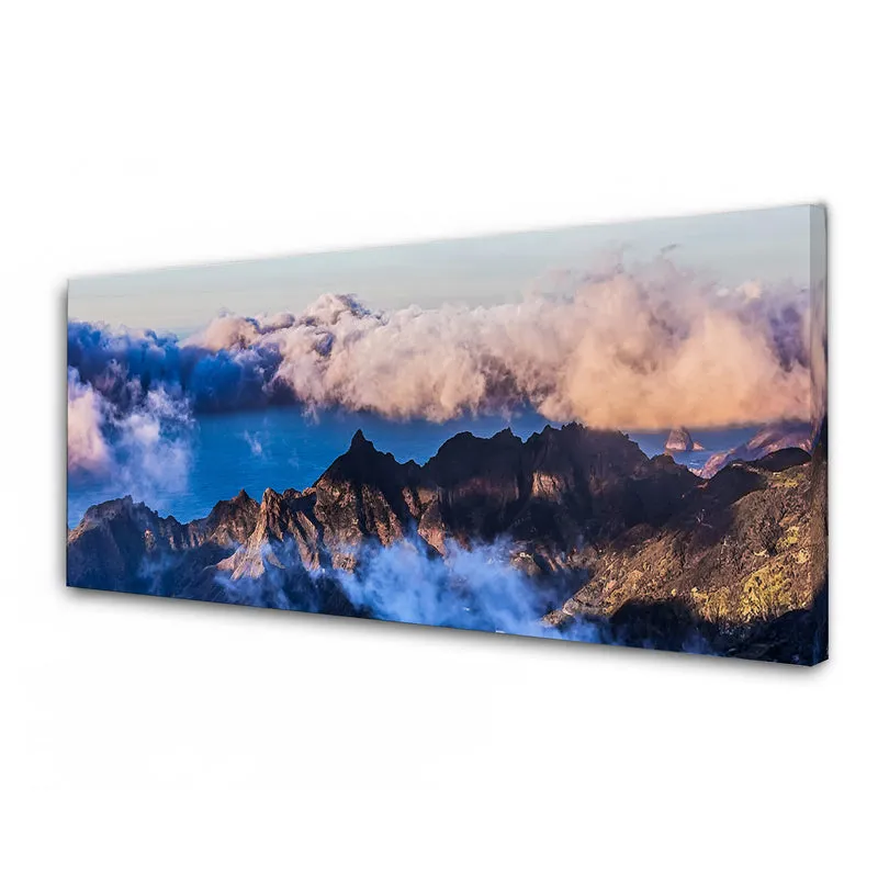 Quadro Moderno su Tela per Soggiorno e Camera da Letto 40x120 cm Il Gruppone