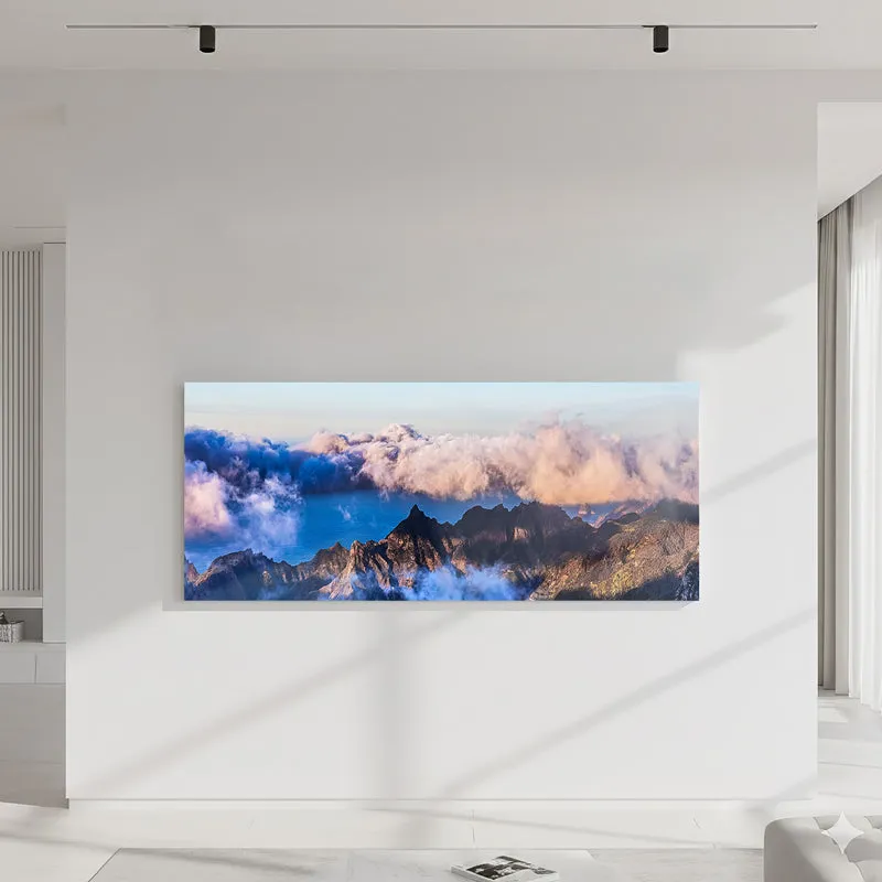 Quadro Moderno su Tela per Soggiorno e Camera da Letto 40x120 cm Il Gruppone