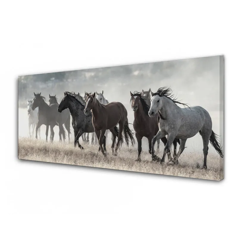 Quadro Moderno su Tela per Soggiorno e Camera da Letto 40x120 cm Il Gruppone