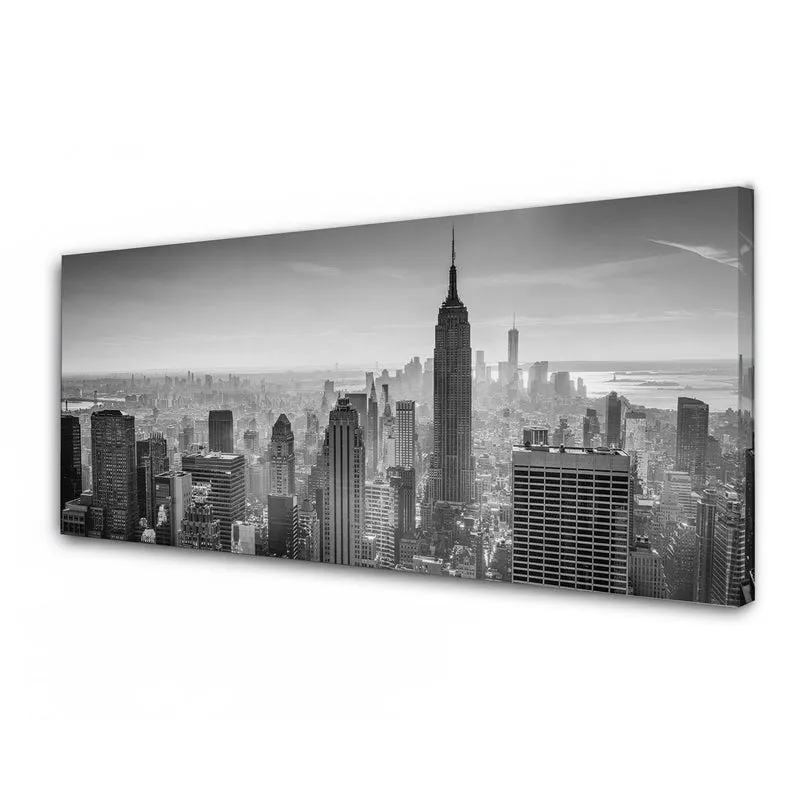 Quadro Moderno su Tela per Soggiorno e Camera da Letto 40x120 cm Il Gruppone