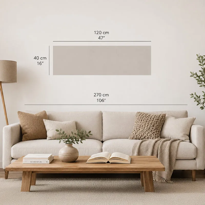 Quadro Moderno su Tela per Soggiorno e Camera da Letto 40x120 cm Il Gruppone