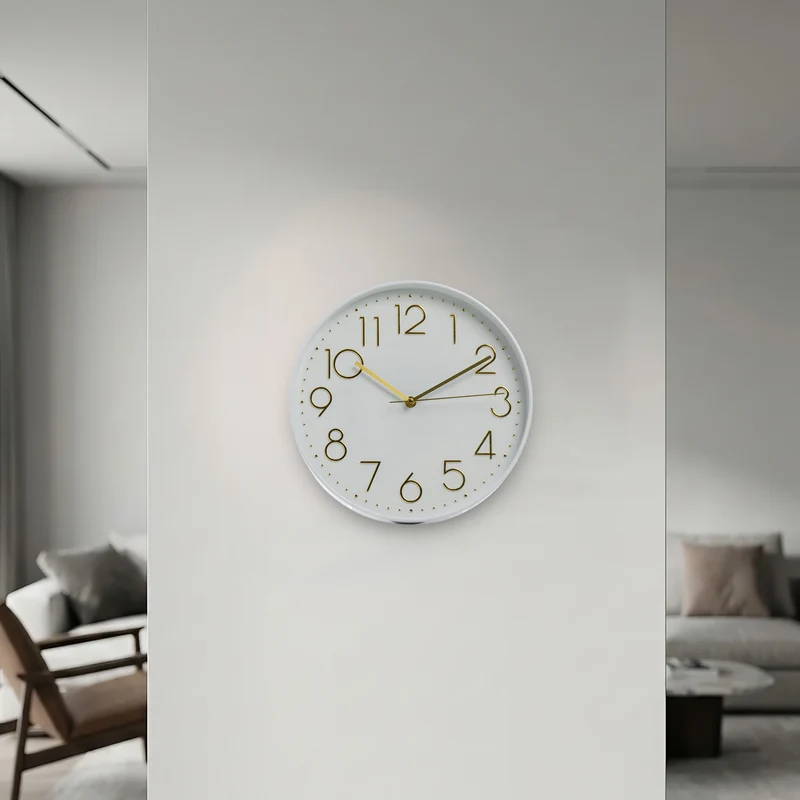 Orologio da Parete 30 cm Moderno Design Minimalista con numeri in Rilievo Il Gruppone