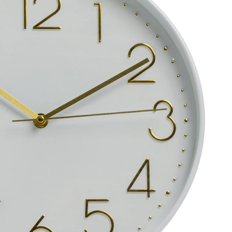 Orologio da Parete 30 cm Moderno Design Minimalista con numeri in Rilievo Il Gruppone