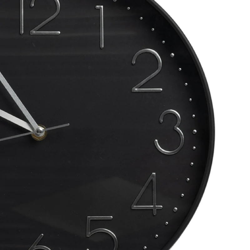 Orologio da Parete 30 cm Moderno Design Minimalista con numeri in Rilievo Il Gruppone