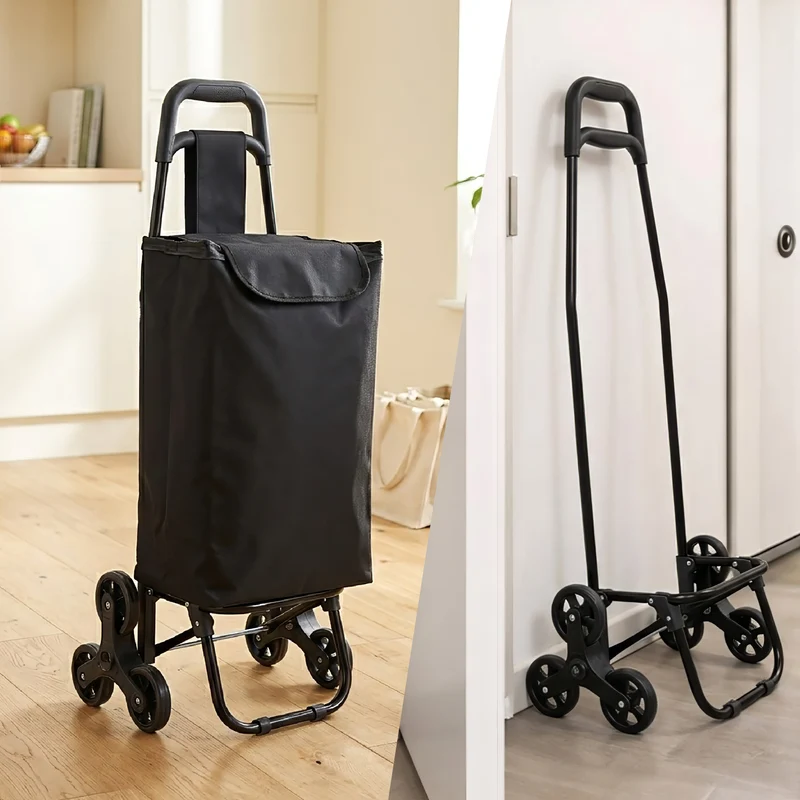 Carrello Spesa Saliscale 6 Ruote Pieghevole con Borsa Impermeabile Il Gruppone