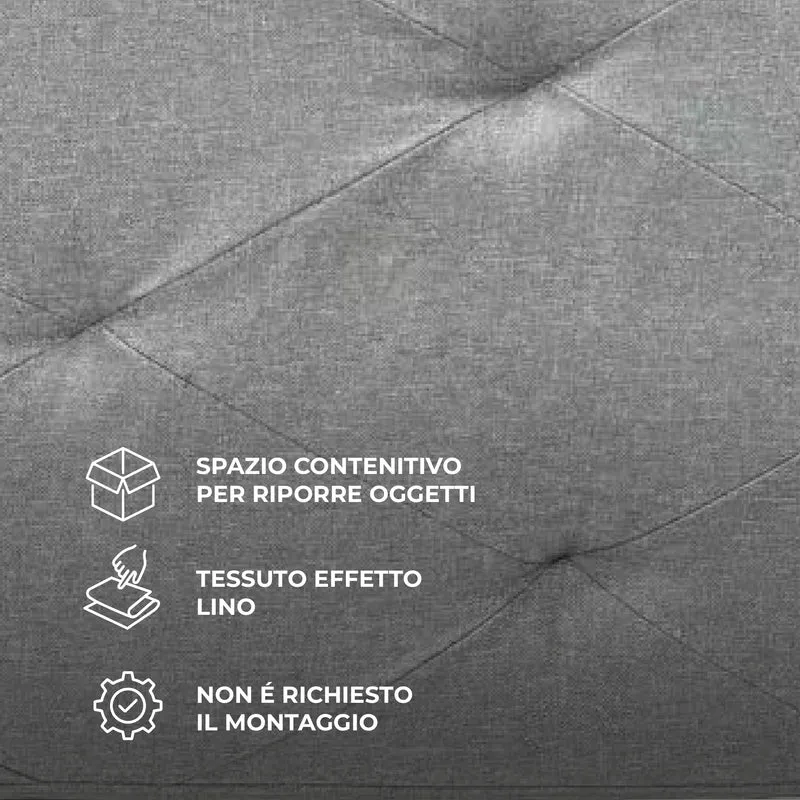 Panca Contenitore XXL 110 cm con Seduta Imbottita il Gruppone