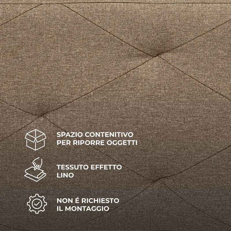 Panca Contenitore XXL 110 cm con Seduta Imbottita il Gruppone