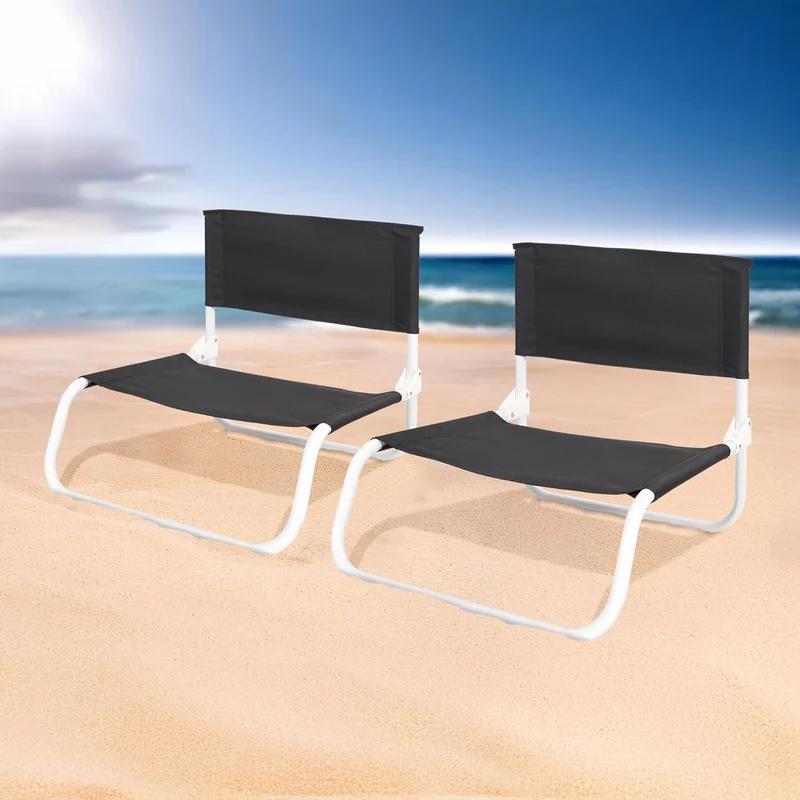 Coppia Spiaggine Lettino Prendisole Spiaggina Portatile 2 Pezzi Pieghevole Il Gruppone