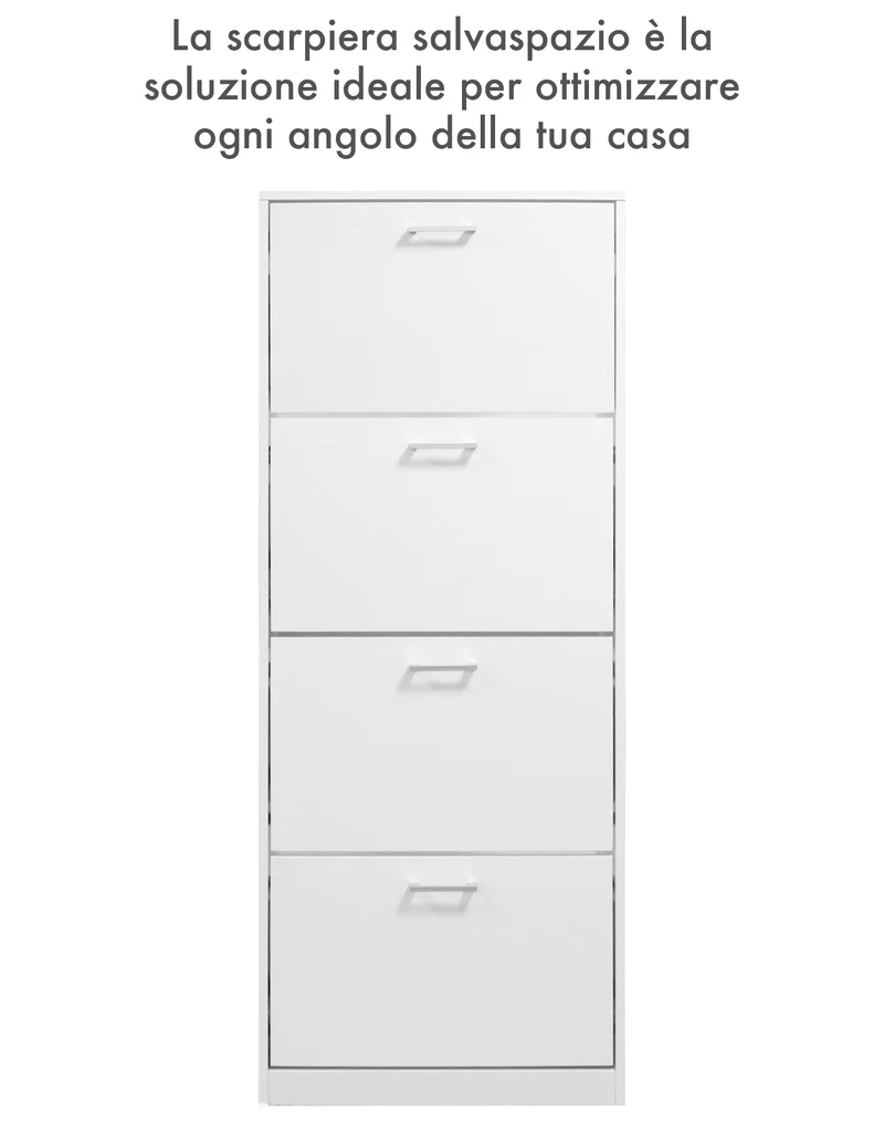 Scarpiera In Legno Con Ante A Ribalta Armadio Salvaspazio Disponibile 3/4 Ante Il Gruppone