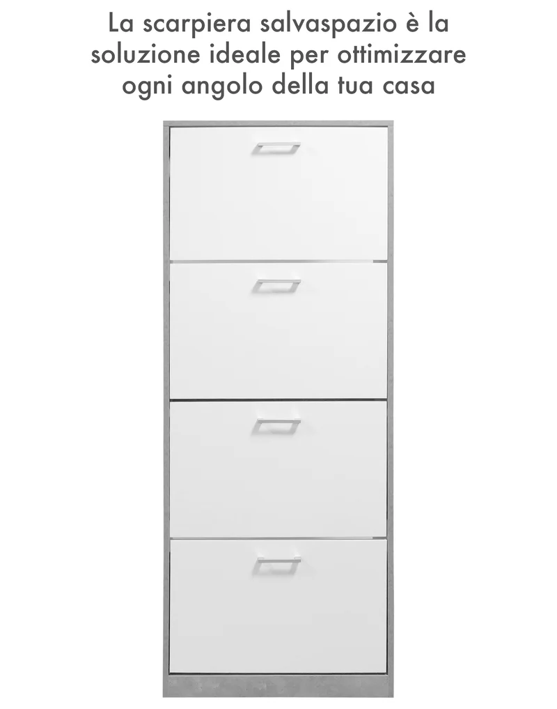 Scarpiera In Legno Con Ante A Ribalta Armadio Salvaspazio Disponibile 3/4 Ante Il Gruppone
