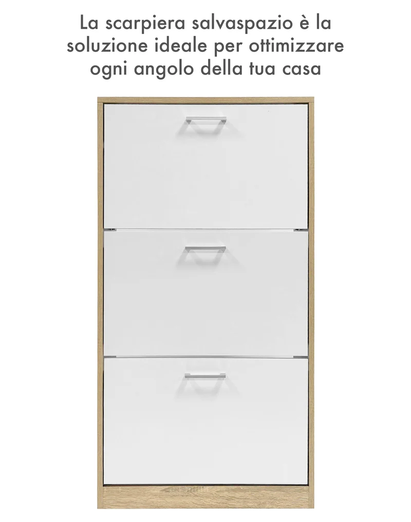 Scarpiera In Legno Con Ante A Ribalta Armadio Salvaspazio Disponibile 3/4 Ante Il Gruppone