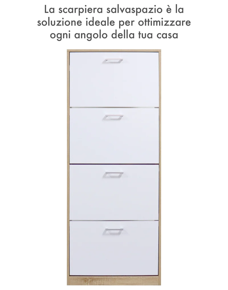 Scarpiera In Legno Con Ante A Ribalta Armadio Salvaspazio Disponibile 3/4 Ante Il Gruppone