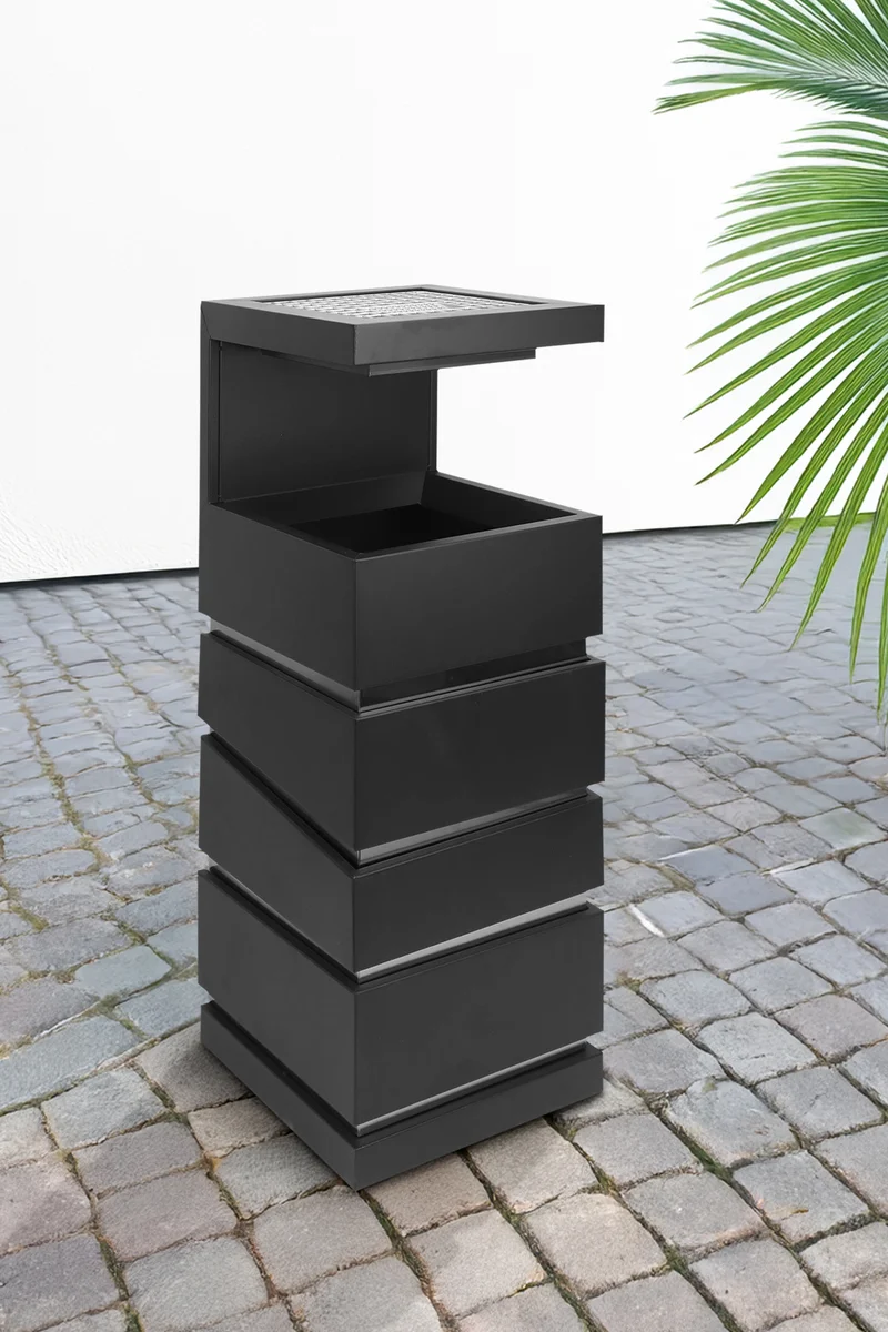 Posacenere 2 In 1 Da Terra Professionale Realizzati In Acciaio Marmo Il Gruppone