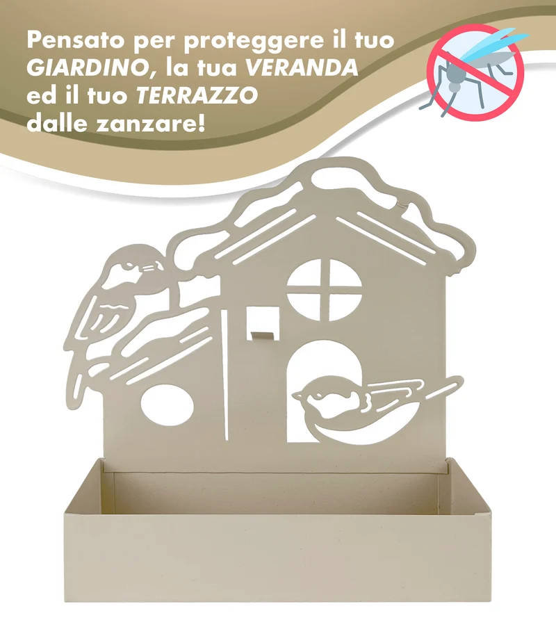 Porta Zampirone In Metallo Da Esterno E Interno Porta Spirale Insetti Zanzare Con Vasca Posacenere Design Moderno Portazampirone Spirale Zanzara