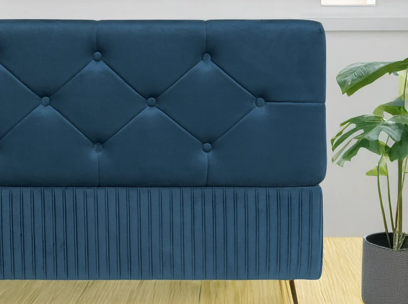 Panca Imbottita Divanetto In Velluto Contenitore Pouf Grande XXL Il Gruppone