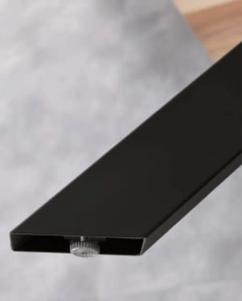 Tavolo da pranzo fisso Bio Metal in legno e metallo design moderno - varie misure