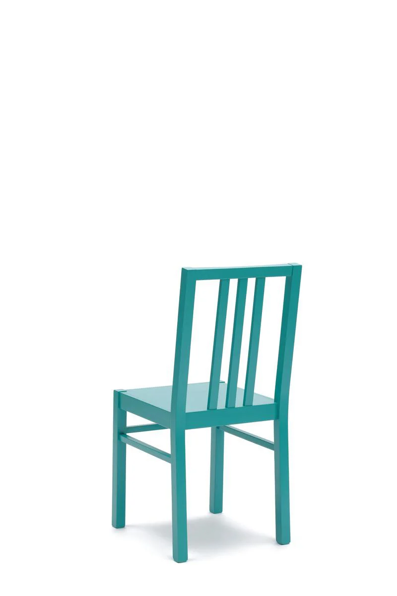 Set da 4 Sedia classica da cucina in legno di faggio laccato - vari colori