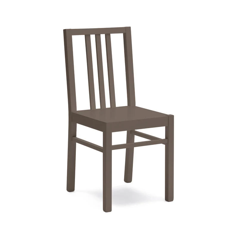 Set da 4 Sedia classica da cucina in legno di faggio laccato - vari colori