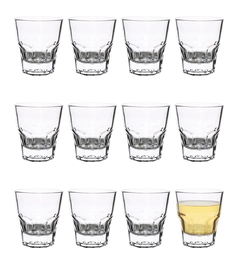 Set 12/24 Bicchieri Da Shot In Vetro Capacità 4Cl Il Gruppone
