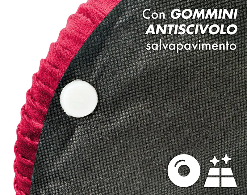 Set Di 2 Pouf Contenitori In Velluto Design Moderno Poggiapiedi Il Gruppone