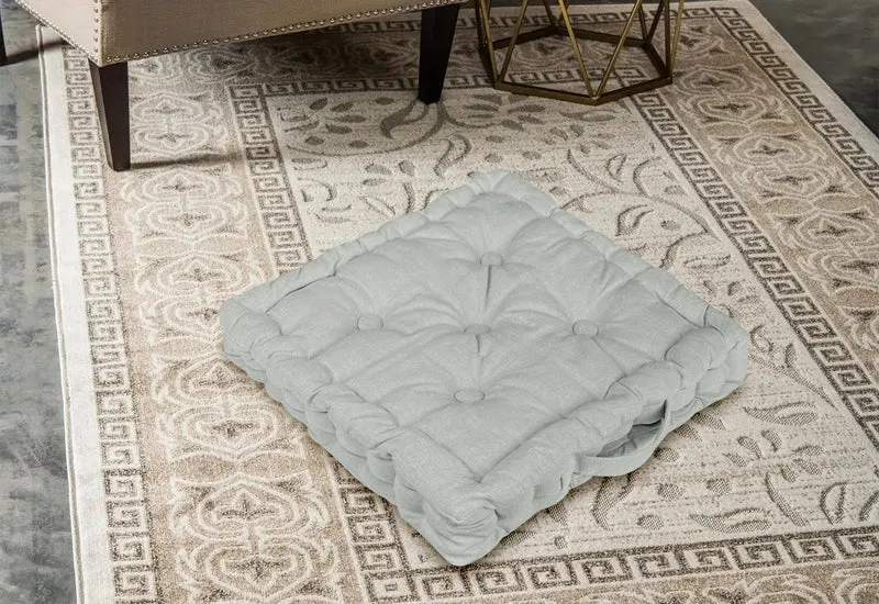 6 Pezzi Cuscini Sedia Quadrati Alti Mattonella Trapuntati Cuscino Da Pavimento Con Maniglia 40x40 Cm Altezza 6 Cm Cuscino Spesso Cucina Interno Esterno Coprisedia