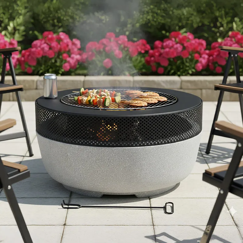 Braciere BBQ 2in1 con Griglia Inclusa MGO + Ferro Verniciato a Polvere Il Gruppone