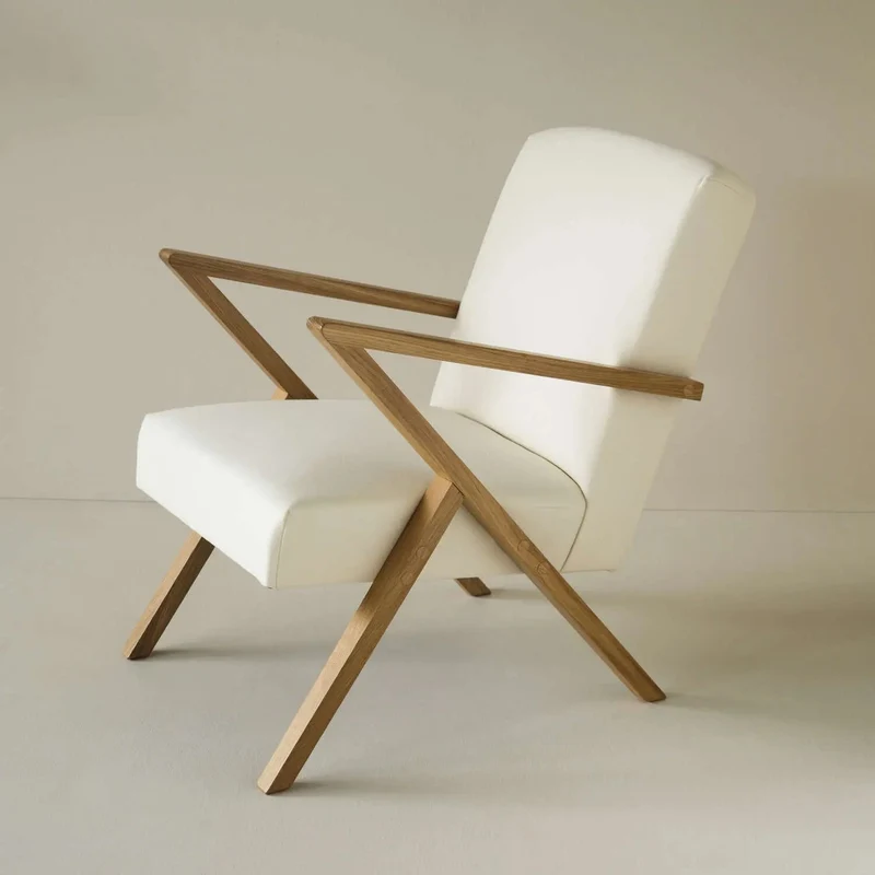 Retrostar Sessel - Naturwolle