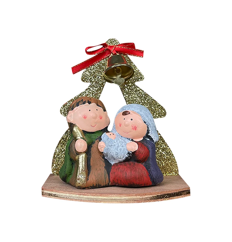 Presepe In Terracotta Statuine Sacra Famiglia Decorate Dipinte A Mano Il Gruppone
