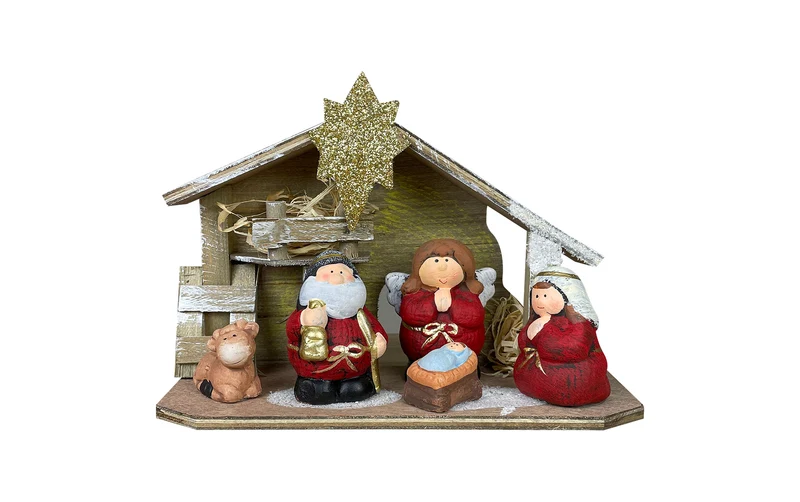 Presepe Dipinte A Mano Presepio Natalizio Natività Natale In Terracotta Il Gruppone