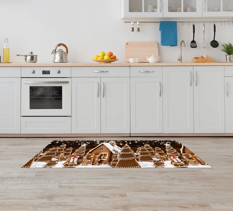 Tappeto Natale Cucina Antiscivolo Made in Italy Natalizia Il Gruppone