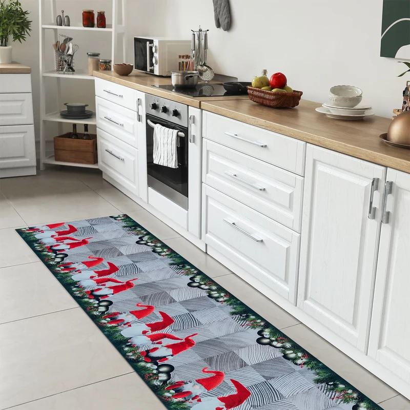 Tappeto Natale Cucina Antiscivolo Made in Italy Passatoia Natalizia Il Gruppone