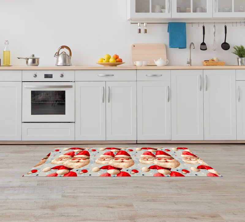 Tappeto Natale Cucina Antiscivolo Made in Italy Passatoia Natalizia Il Gruppone