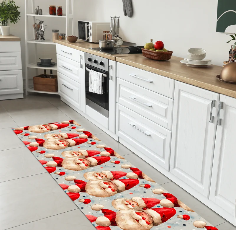 Tappeto Natale Cucina Antiscivolo Made in Italy Passatoia Natalizia Il Gruppone