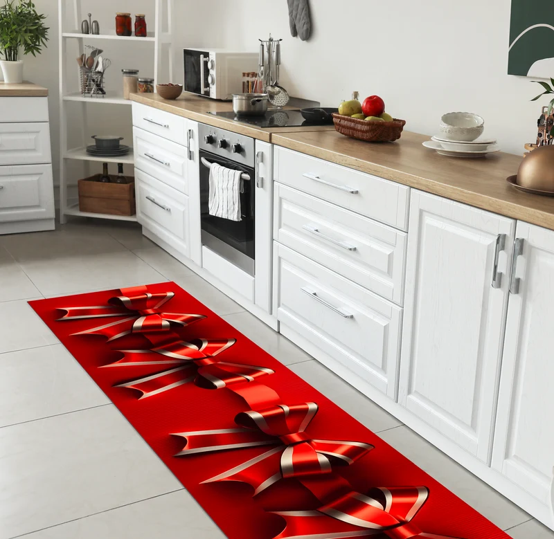 Tappeto Natale Cucina Antiscivolo Made in Italy Passatoia Natalizia Il Gruppone